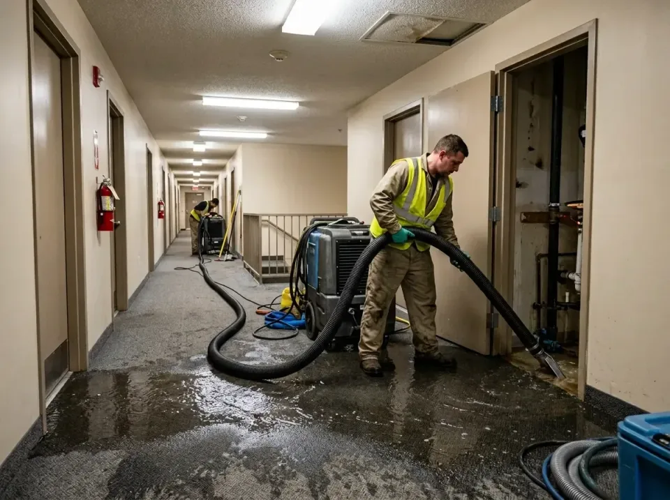 multi-unit-apartment-hallway-f-005 — frequently asked questions, Emergency Burst Pipe Water Extraction & Removal in Greenfie…